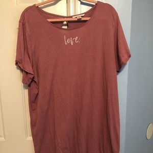 Victoria’s Secret short sleeve crewneck sleepshirt